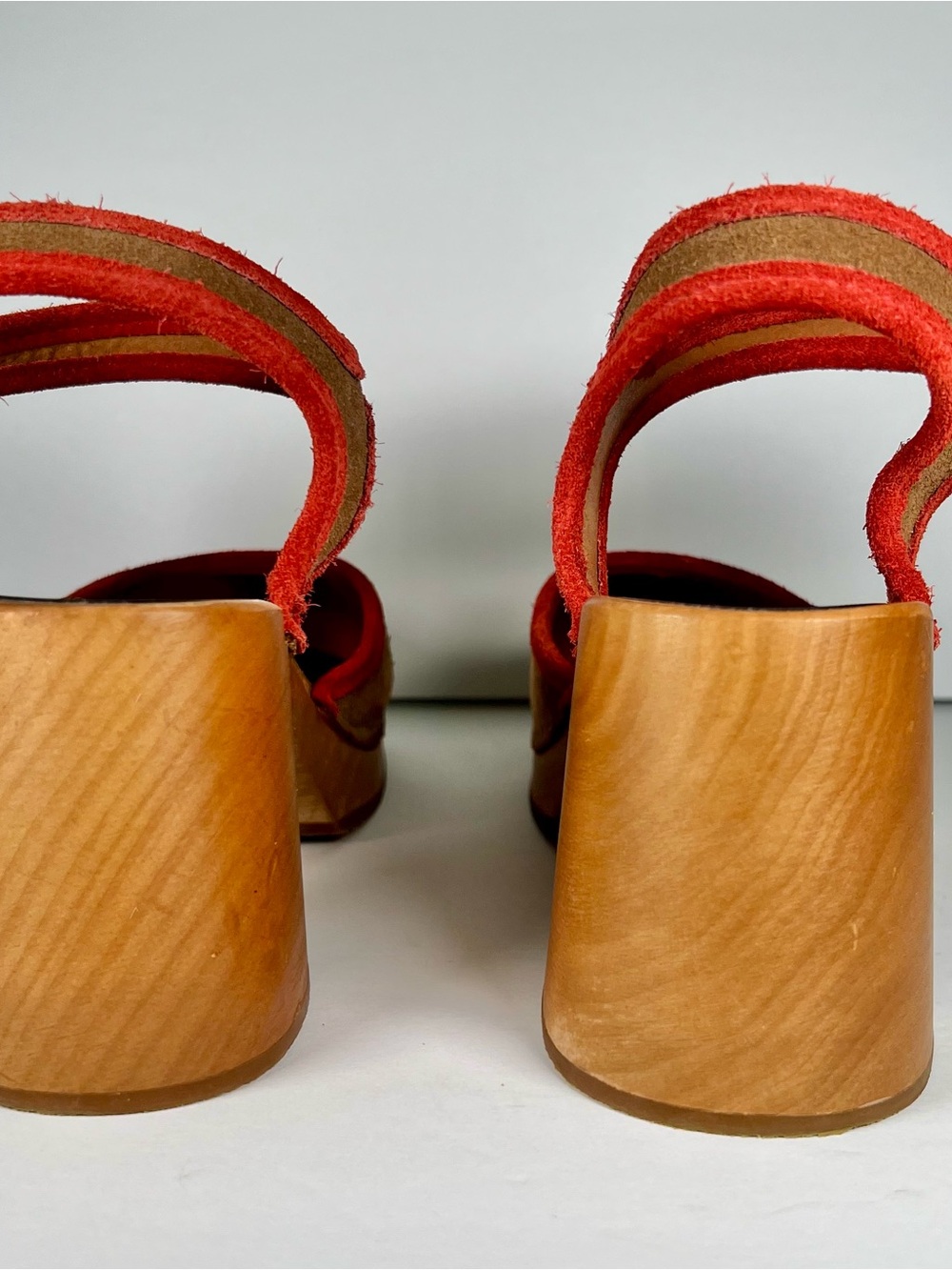 Swedish Hasbeens Piping Suede Clog Sandals EU 39 - Picture 5 of 16